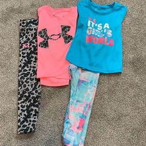2T long sleeve Under Armour outfits